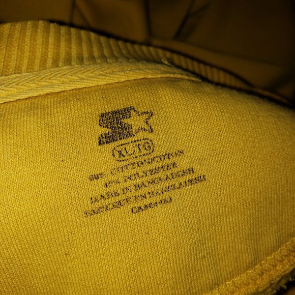 Starter Yellow Stitch Logo Sweatshirt - Picture 4 of 6